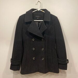 Wool blend pea coat